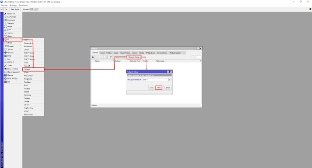 setting hotspot server di mikrotik : Hotspot Setup