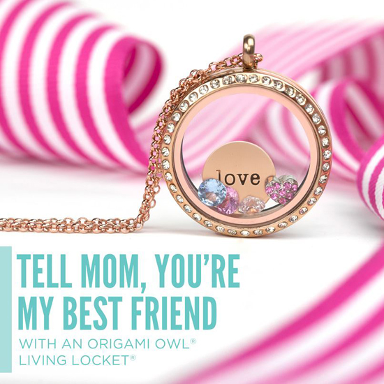 Tell Someone You Love Them Origami Owl Living Locket from StoriedCharms.com