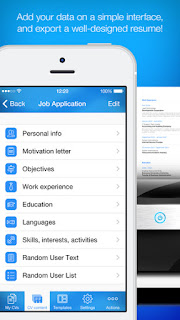 resume maker pro iphone