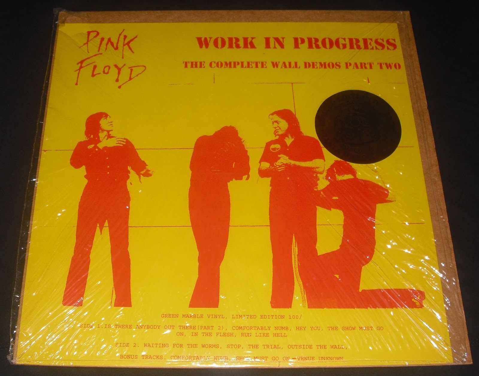 Jandrofloyd Pink Floyd Work In Progress Vinyl Green