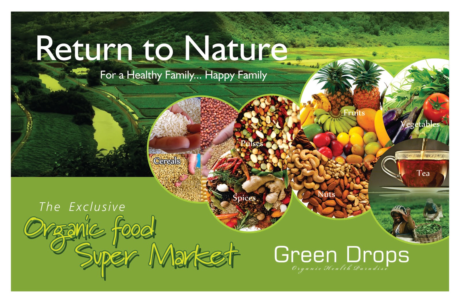 MY WORKS Green Drops Organic Health Products