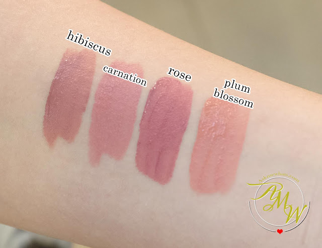 a photo of BLK Cosmetics K-Beauty collection swatches and photos.