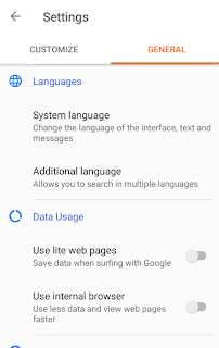 Google Lightweight App for slow internet connections