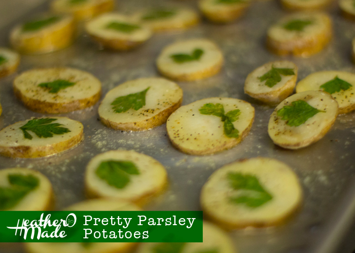 Heather O Made Pretty Parsley Potatoes