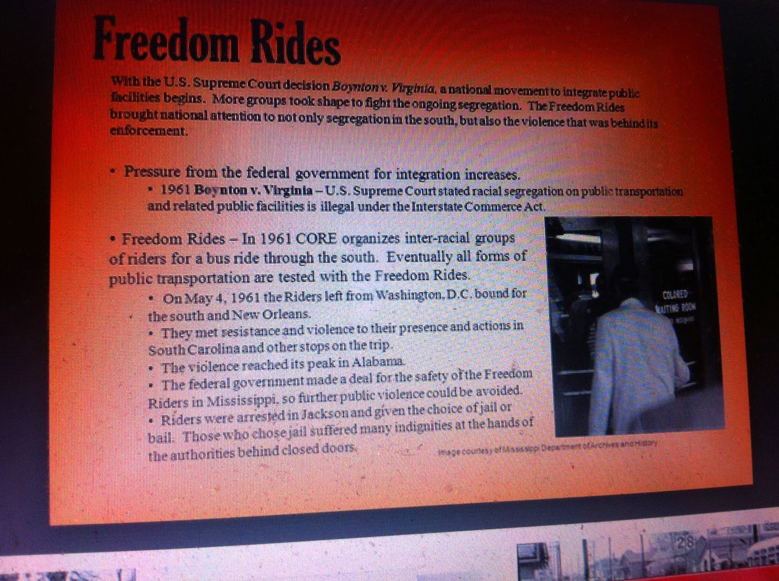 THE BLACK SOCIAL HISTORY BLACK SOCIAL HISTORY BOYNTON v VIRGINIA