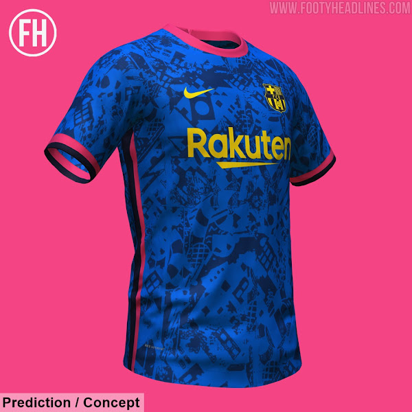 Leaked Nike Barcelona 21 22 Third Kit To Feature Gaudi Inspired Design Footy Headlines