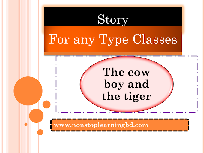 A cow boy and the tiger Story