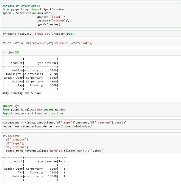 How to Select First Row of Each Group in Spark Window Function using