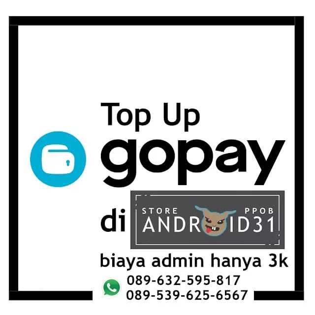 Harga Top Up E-Wallet di Android31 PPOB STORE Harga Top Up E-Wallet di Android31 PPOB STORE