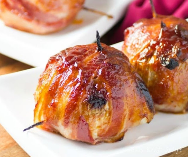 BBQ BACON WRAPPED ONION BOMBS RECIPE Easy Kraft Recipes