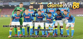 Prediksi Napoli vs Perugia 14 Januari 2020 Pukul 21.00 WIB