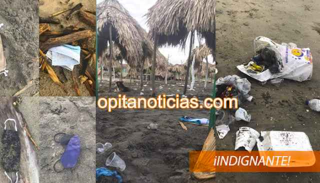 Colombianos volvieron nuevamente a las playas y las dejaron llenas de basura. 