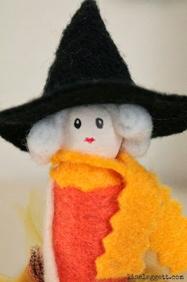 Candy Corn Witch by Nixiebum on Flickr