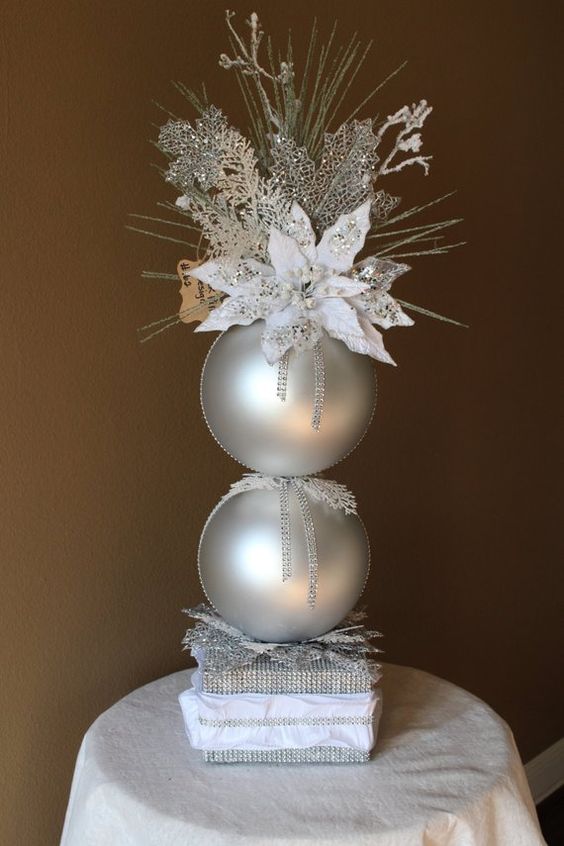 13 Ideas de cómo hacer arreglos navideños con esferas Mimundomanual