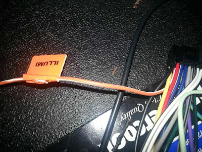 How To Connect Car Stereo Orange Dimmer Wire?