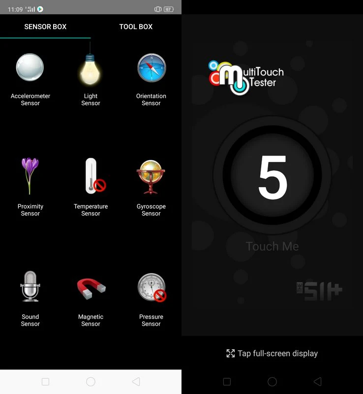 Sensorbox For Android & Multitouch Tester Realme 3 Pro