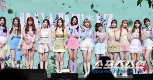 Most of the broadcast with IZ*ONE's appearance has been canceled due to