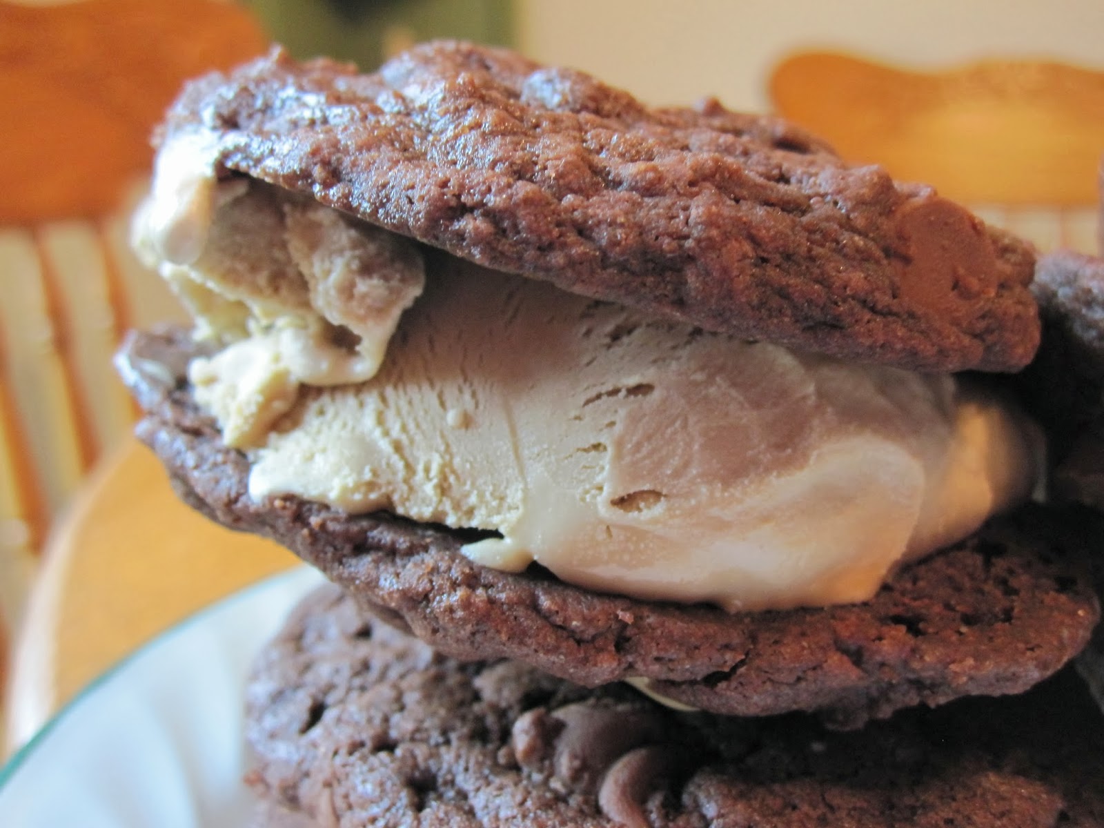 Chocolate Coffee Ice Cream Sandwiches