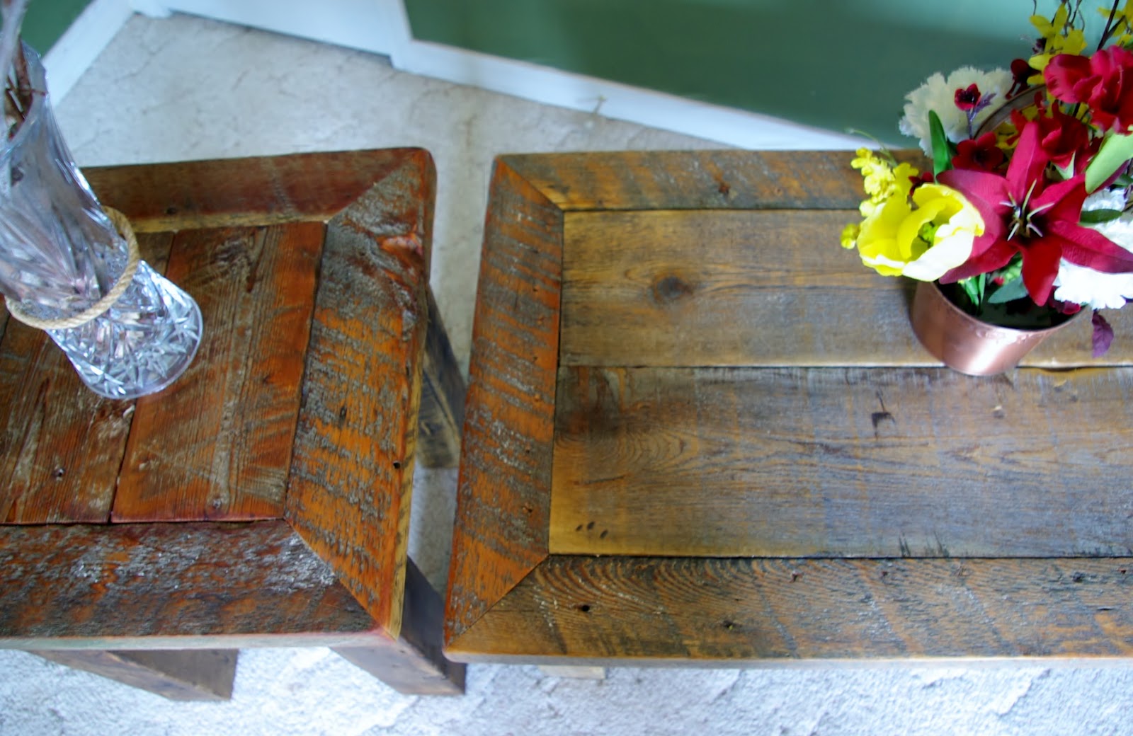 Reclaimed Rustics Rustic Coffee Table & Matching End Tables