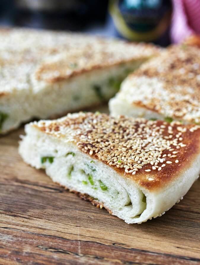 Sesame Scallion Bread Karen's Kitchen Stories