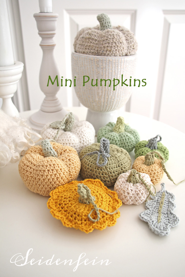 crochet some " tiny pumpkins " * kleine Häkelkürbisse