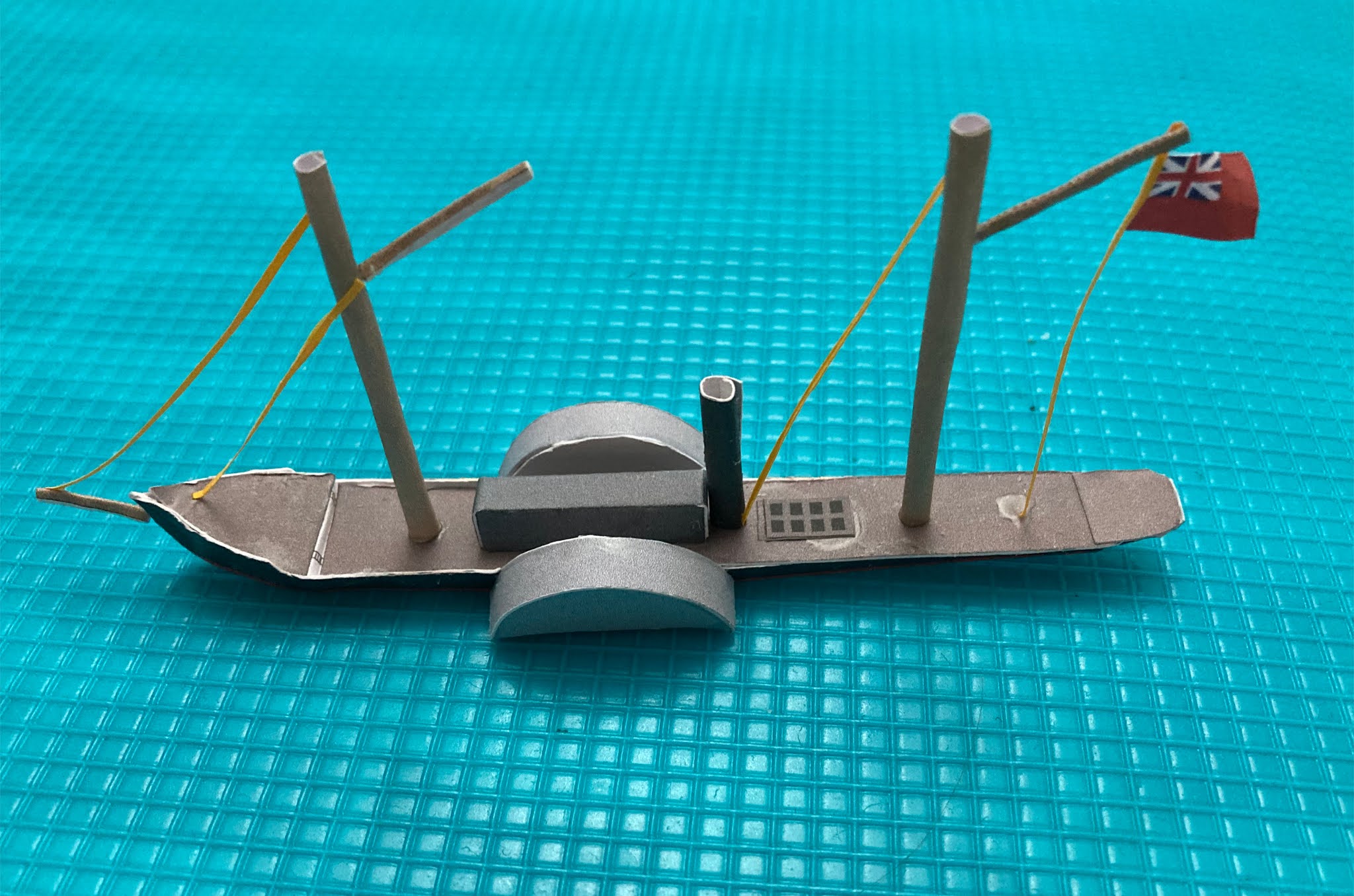 El vapor Paquete del Maule, buque auxiliar de la Escuadra del Pacífico