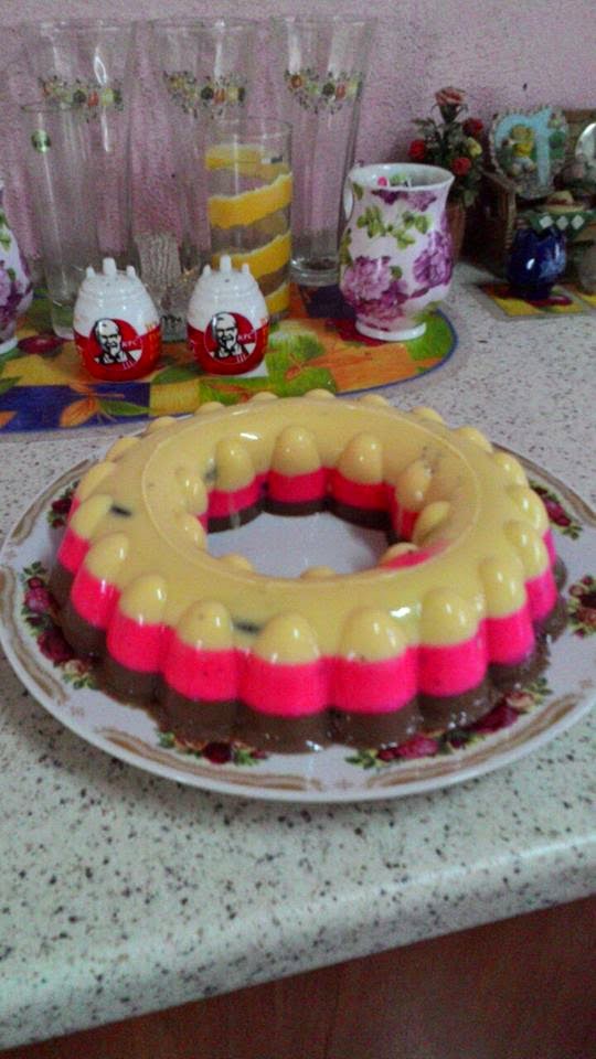 Here I am.. Puding Aiskrim Oreo