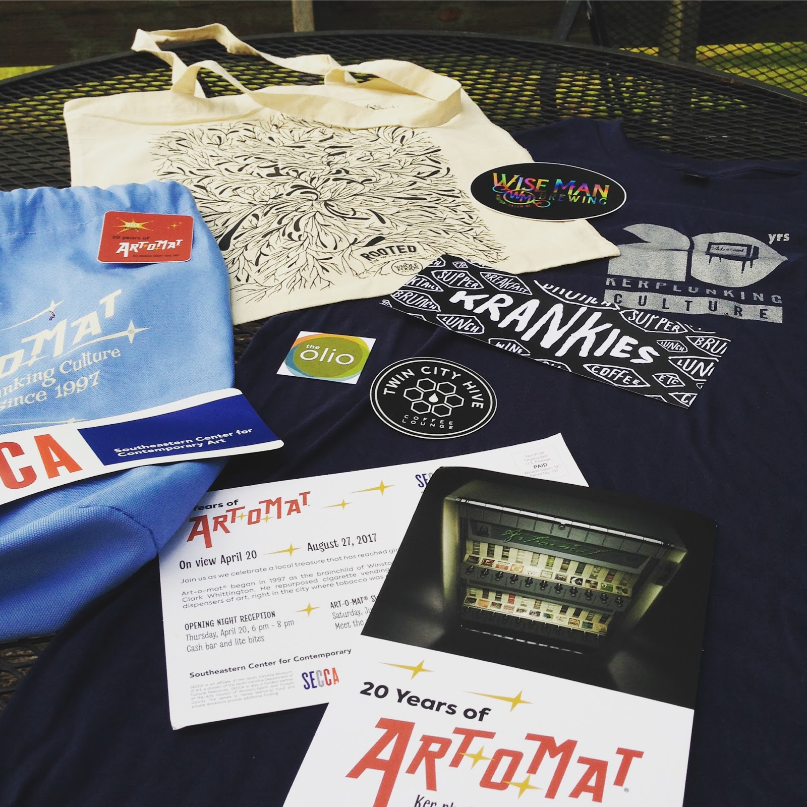 Sketchbook blog Special Art Treasures from Artomat Swap Meet