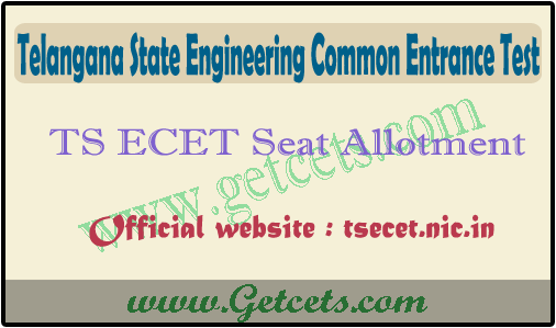 TS ECET Seat Allotment 2024-2025 college wise @tsecet.nic.in