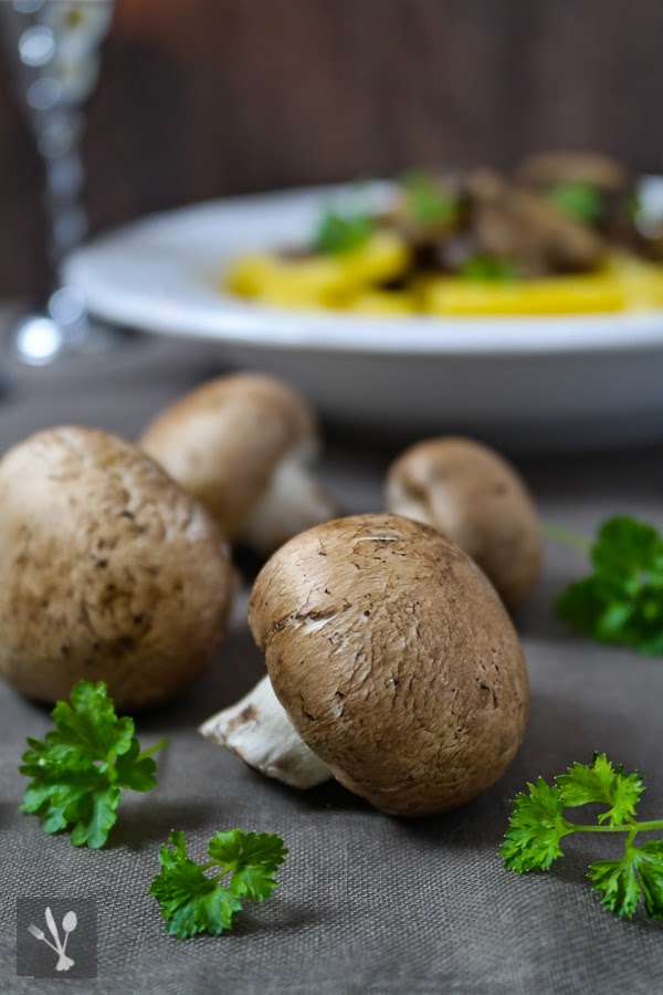 sia´s soulfood foodblog: Pasta mit Champignon-Steinpilzsauce