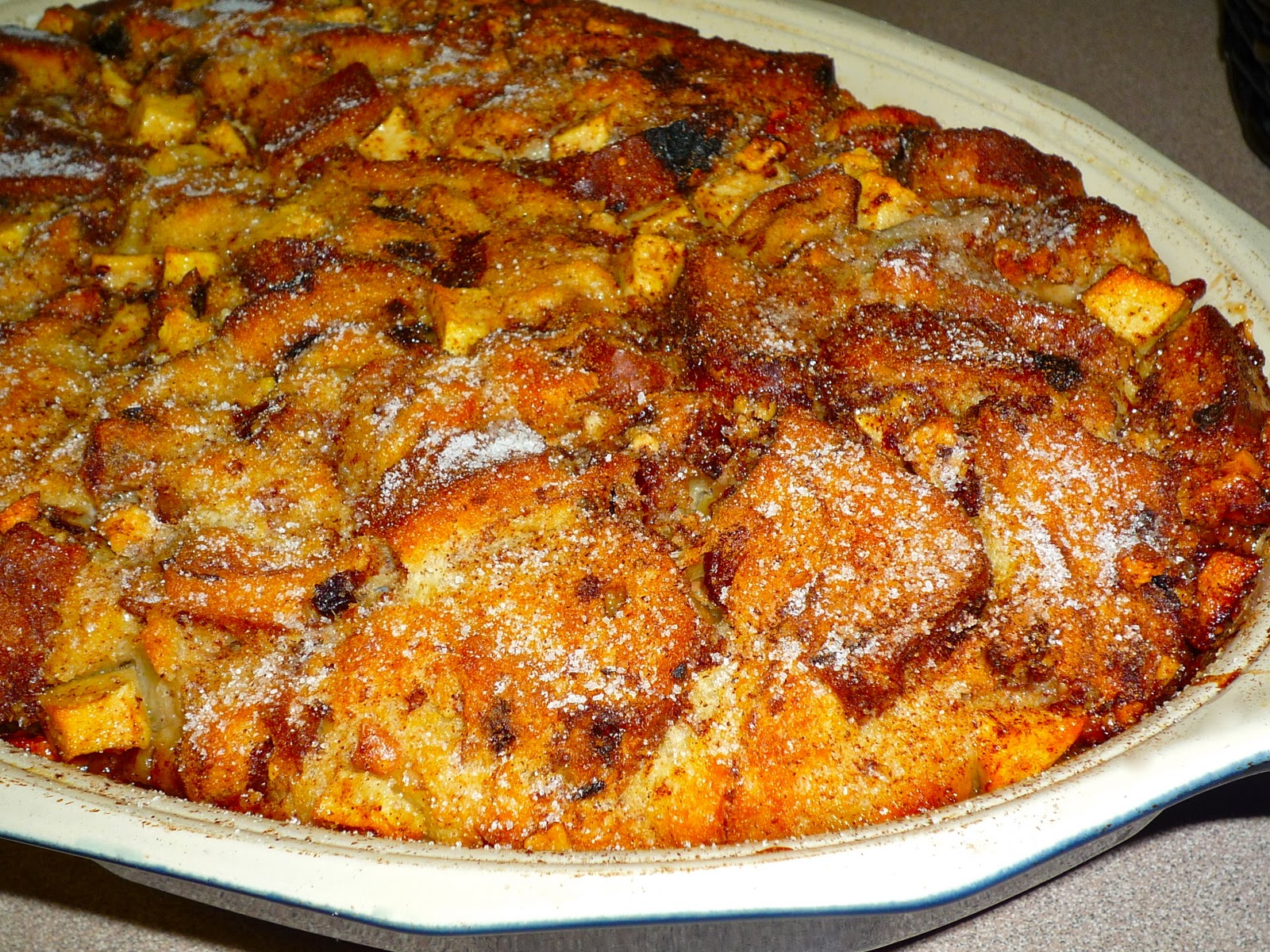 The Weekend Gourmet AppleRaisin Cinnamon Bread Pudding w/Creamy