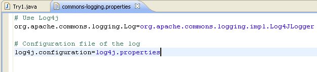 Peak Techie: Commons-Logging Tutorial