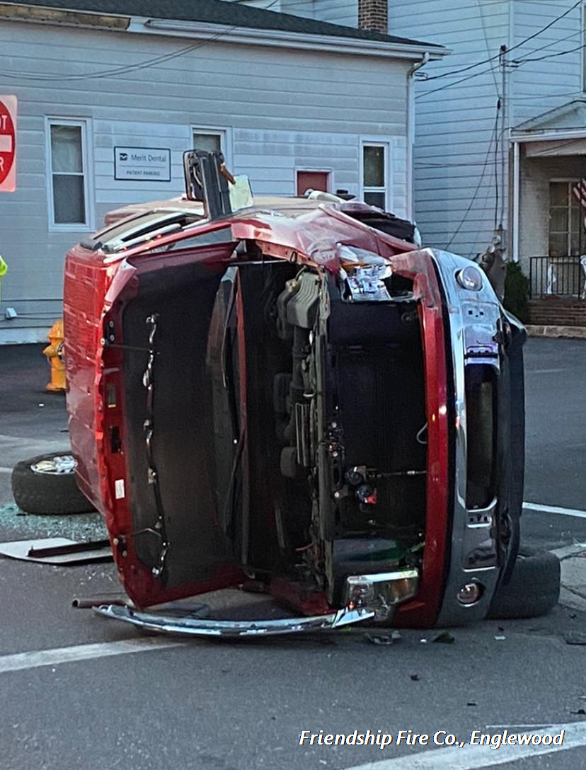 No Injuries Reported in Rollover Crash in Frackville