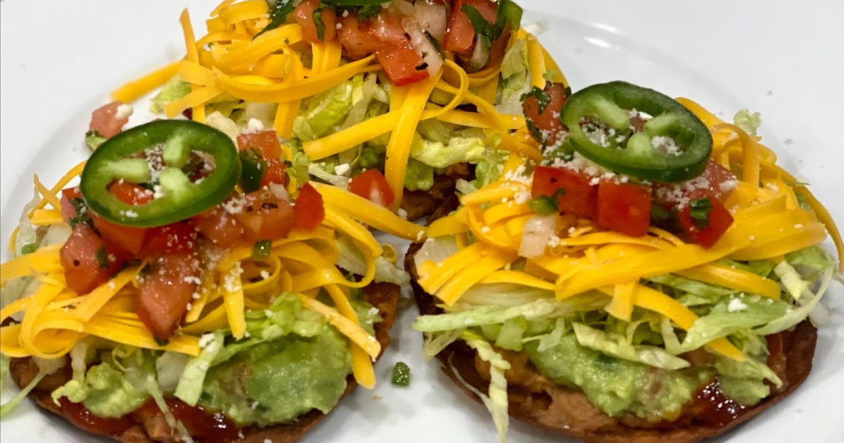 GREAT EATS HAWAII LOW CARB BEAN AND AVOCADO TOSTADAS