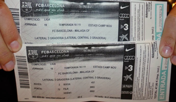 Entradas Barcelona en Camp Nou