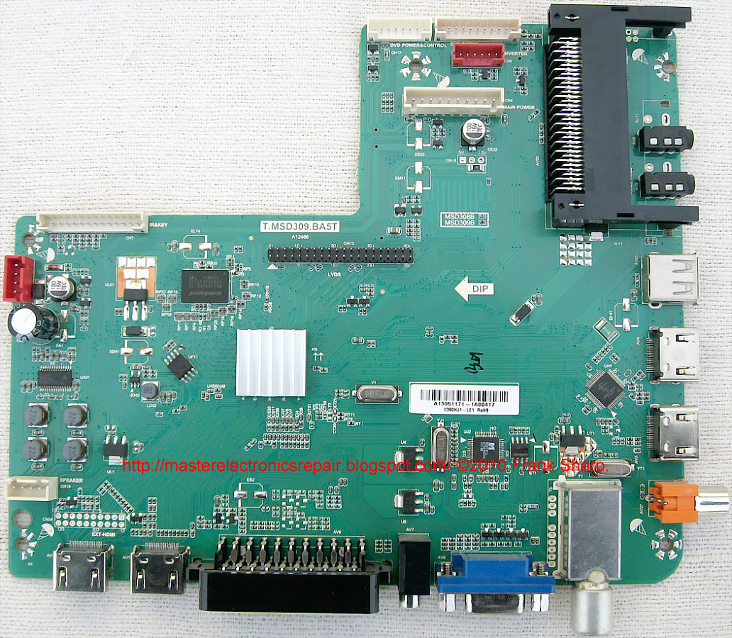 Master Electronics Repair !: REPAIRING / SERVICING TV DNS S32DSB1