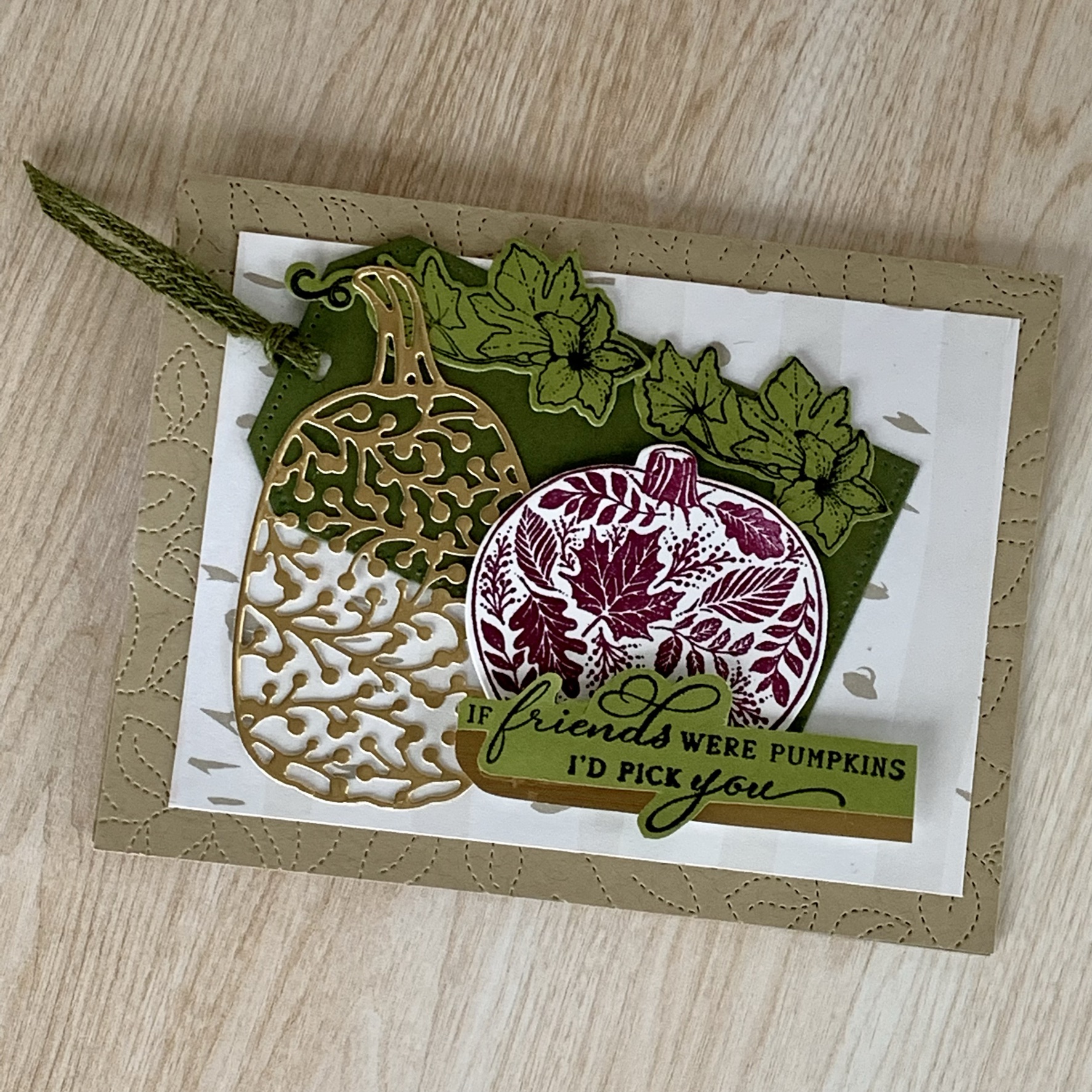 Fall cards using Stampin' Up! Pretty Pumpkins Bundle Stamped