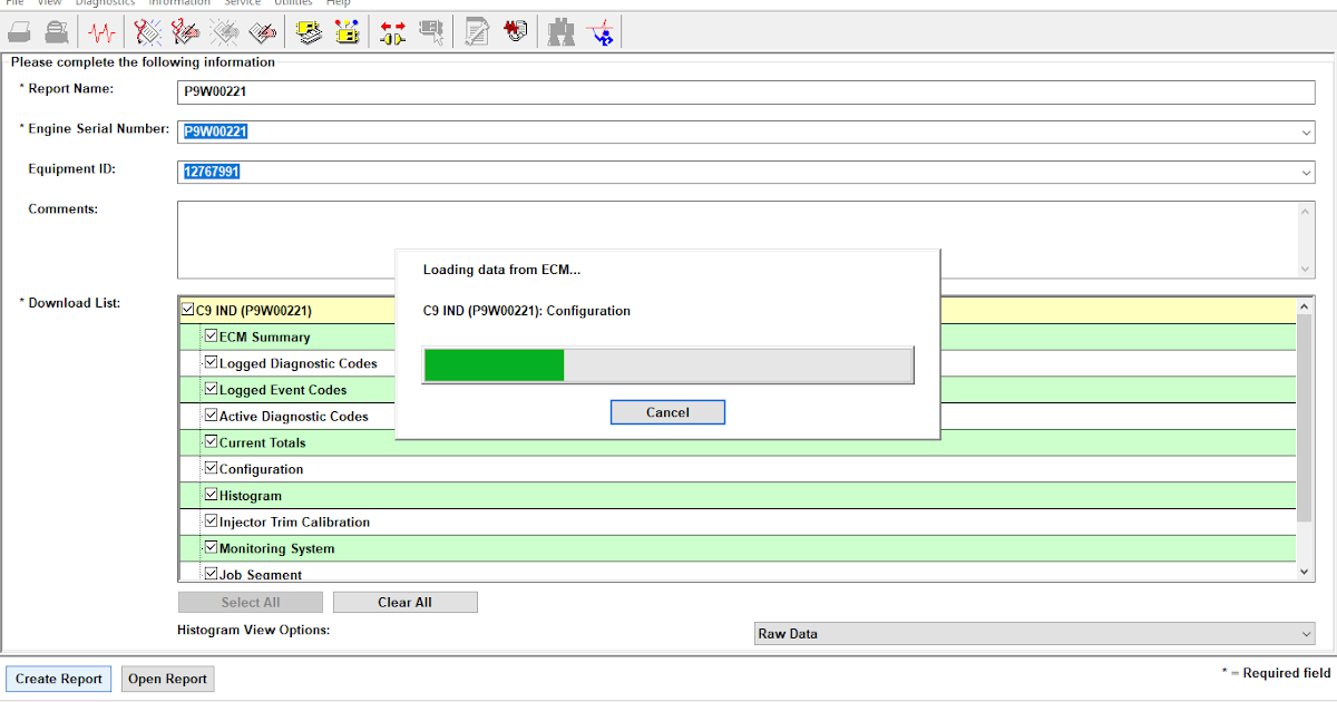 Create Product Status Report on Caterpillar ET Software Blog.Teknisi