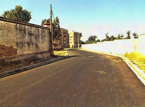 Calle Esperanza al fondo Las Pedreras años 1980.- Ayer y Hoy