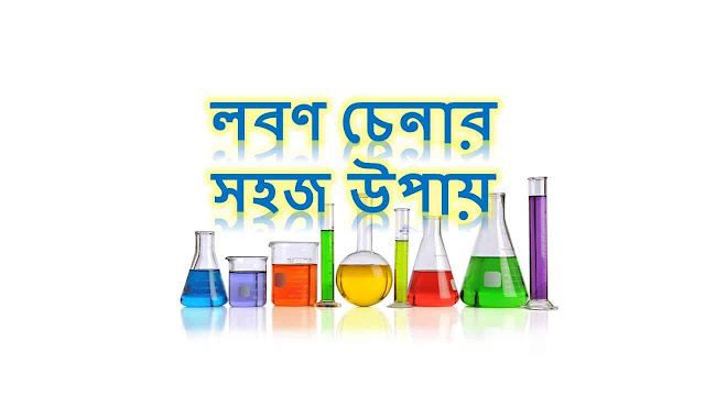 লবণ চেনার সহজ উপায়