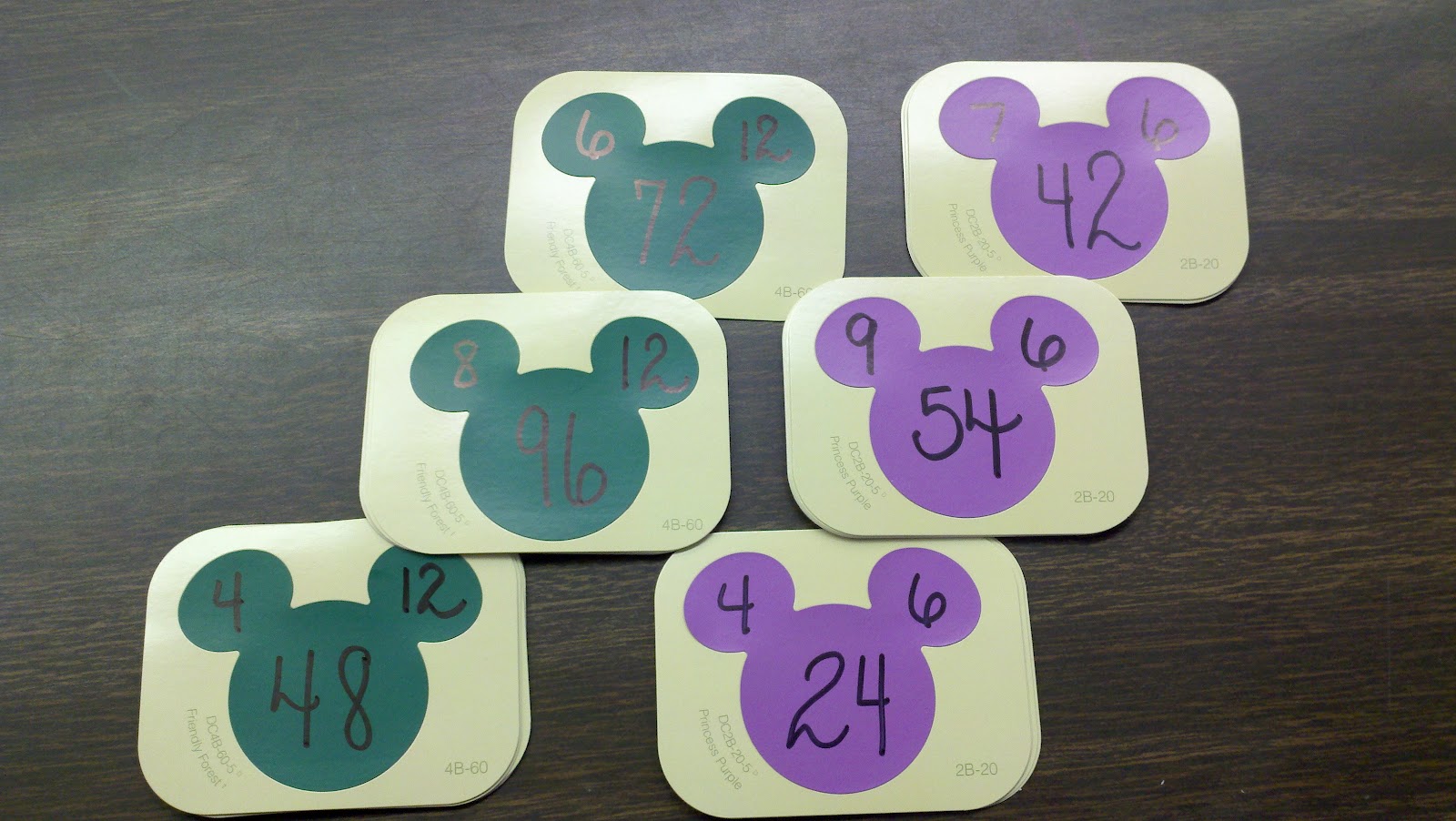 Fern Smith's Classroom Ideas! More FREE Disney Paint Sample Flash Cards!