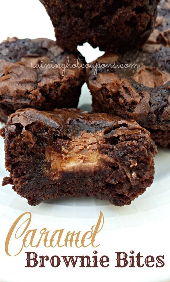 Caramel Brownie Bites My Favorite Recipe