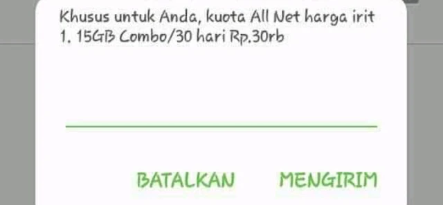 Paket Internet Telkomsel Kuota All Net