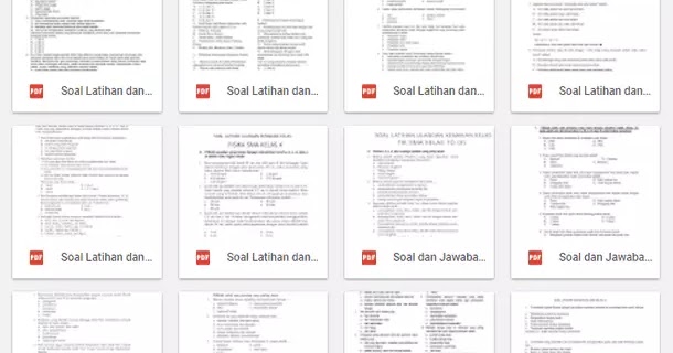 Contoh Soal dan Jawaban Latihan UKK (UAS) SMA Kelas 10 (X) - Berkas Edukasi