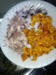 scrambled-egg-with-shredded-chicken