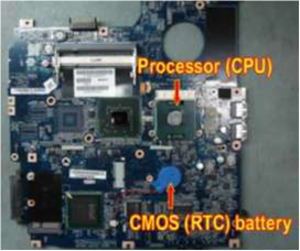 CMOS battery atau RTC battery