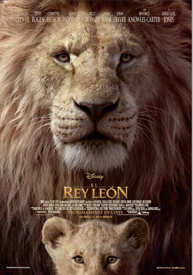 Cartel de El rey León