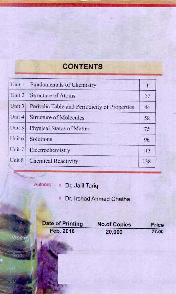 Chemistry 9th Class Textbook In English Medium Pdf