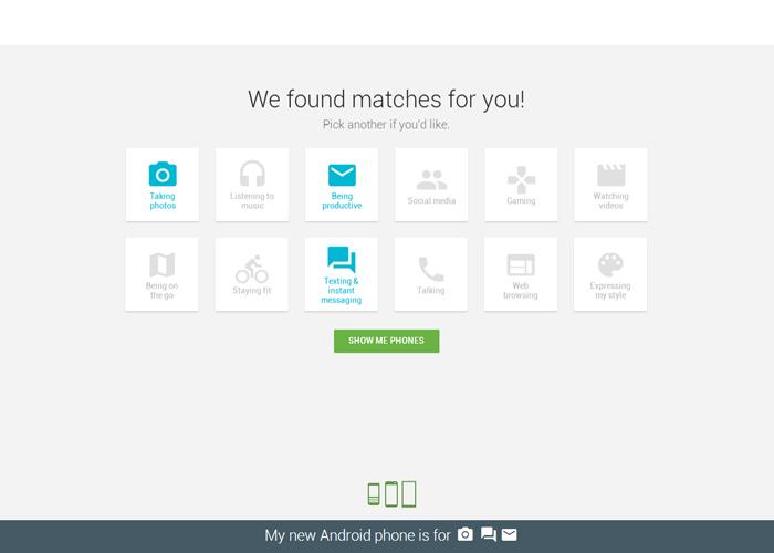 Tech News Find the perfect Android terminal to you with the new Google