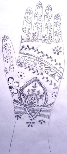 Everything 4 U: Mehndi Design (Hand Made Drawing of Mehndi Designs)